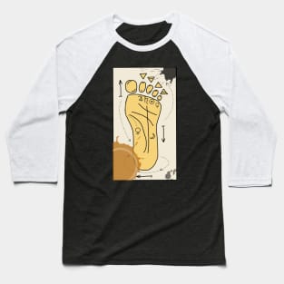 Foot Reading - Oddball Aussie Podcast Baseball T-Shirt